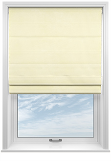 Odessa Velvet, Oyster - Twist&Fit Roman Blind